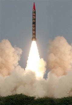 Pakistan thử tên lửa tầm ngắn